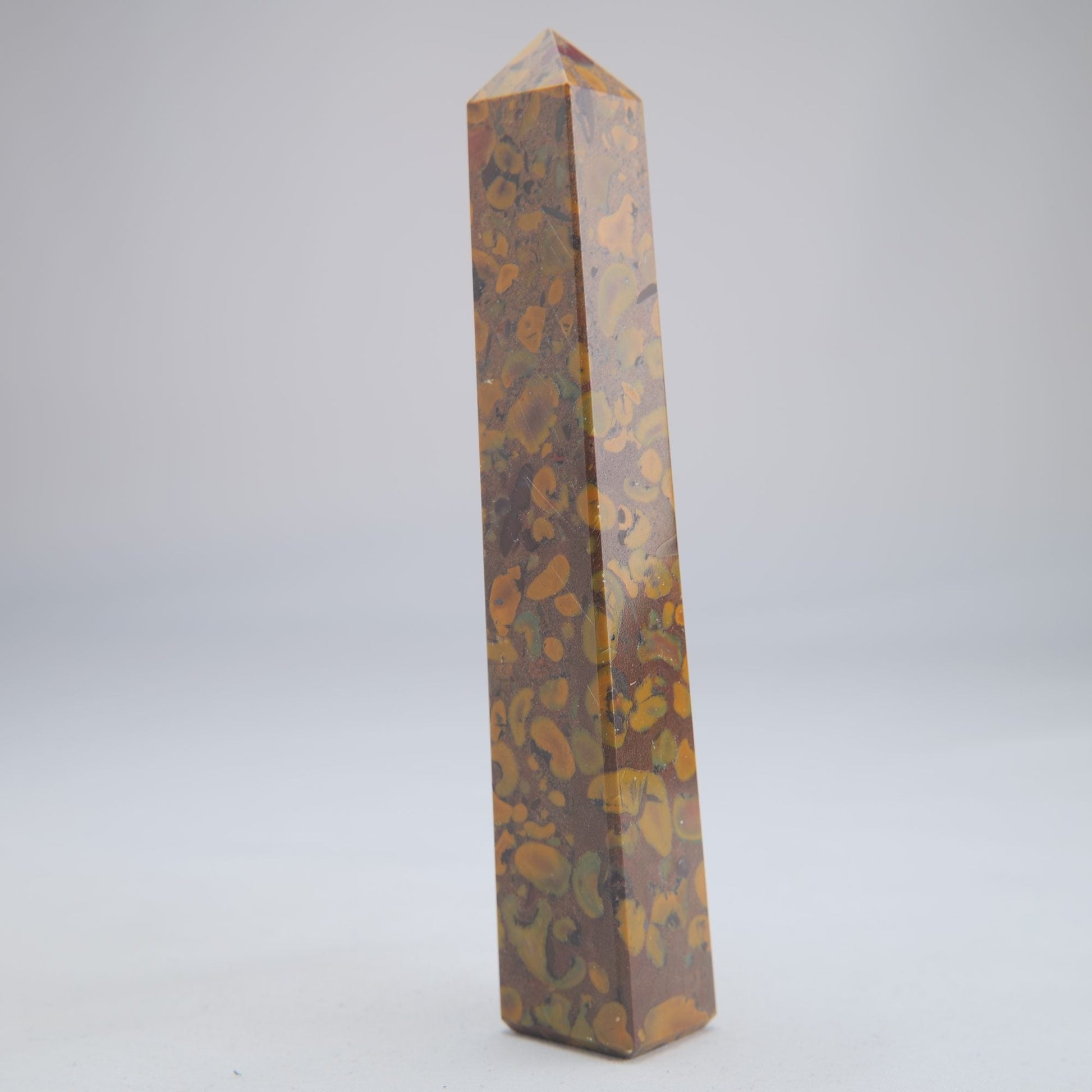 Fruit Jasper Crystal Tower 122g - Luna Panther