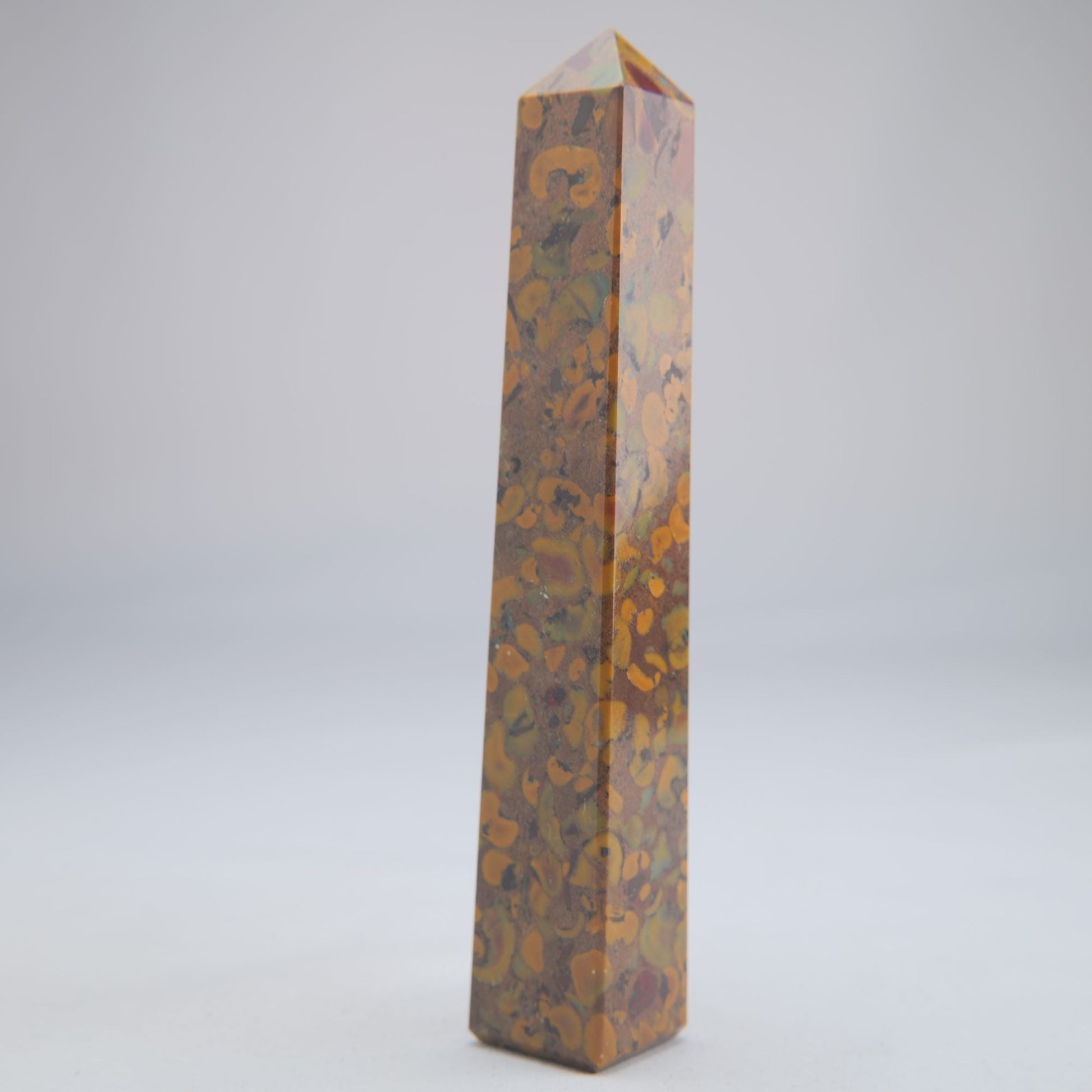 Fruit Jasper Crystal Tower 122g - Luna Panther