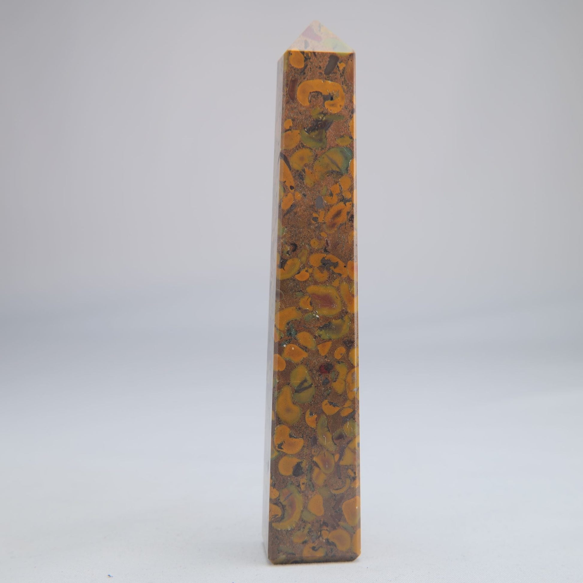 Fruit Jasper Crystal Tower 122g - Luna Panther
