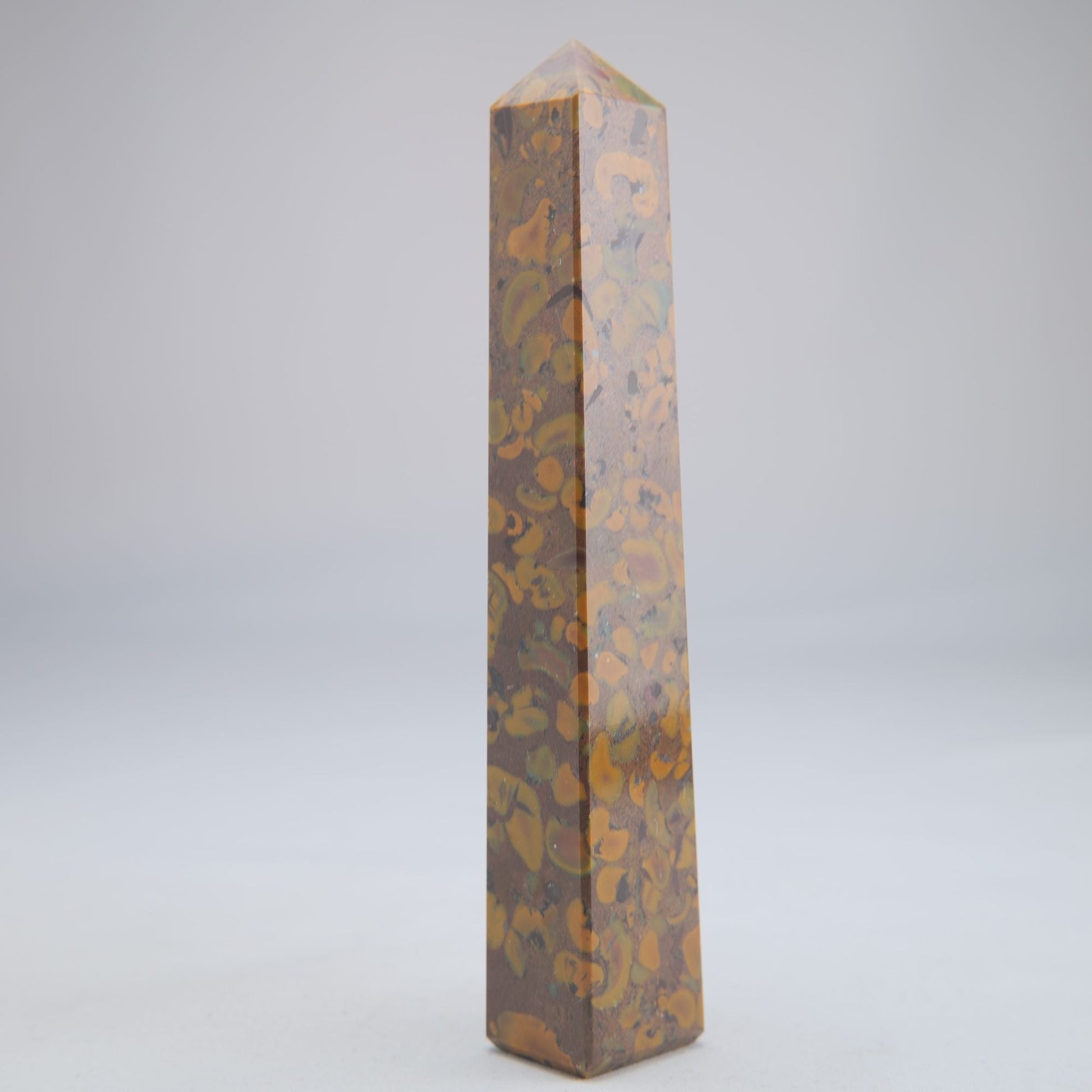 Fruit Jasper Crystal Tower 122g - Luna Panther