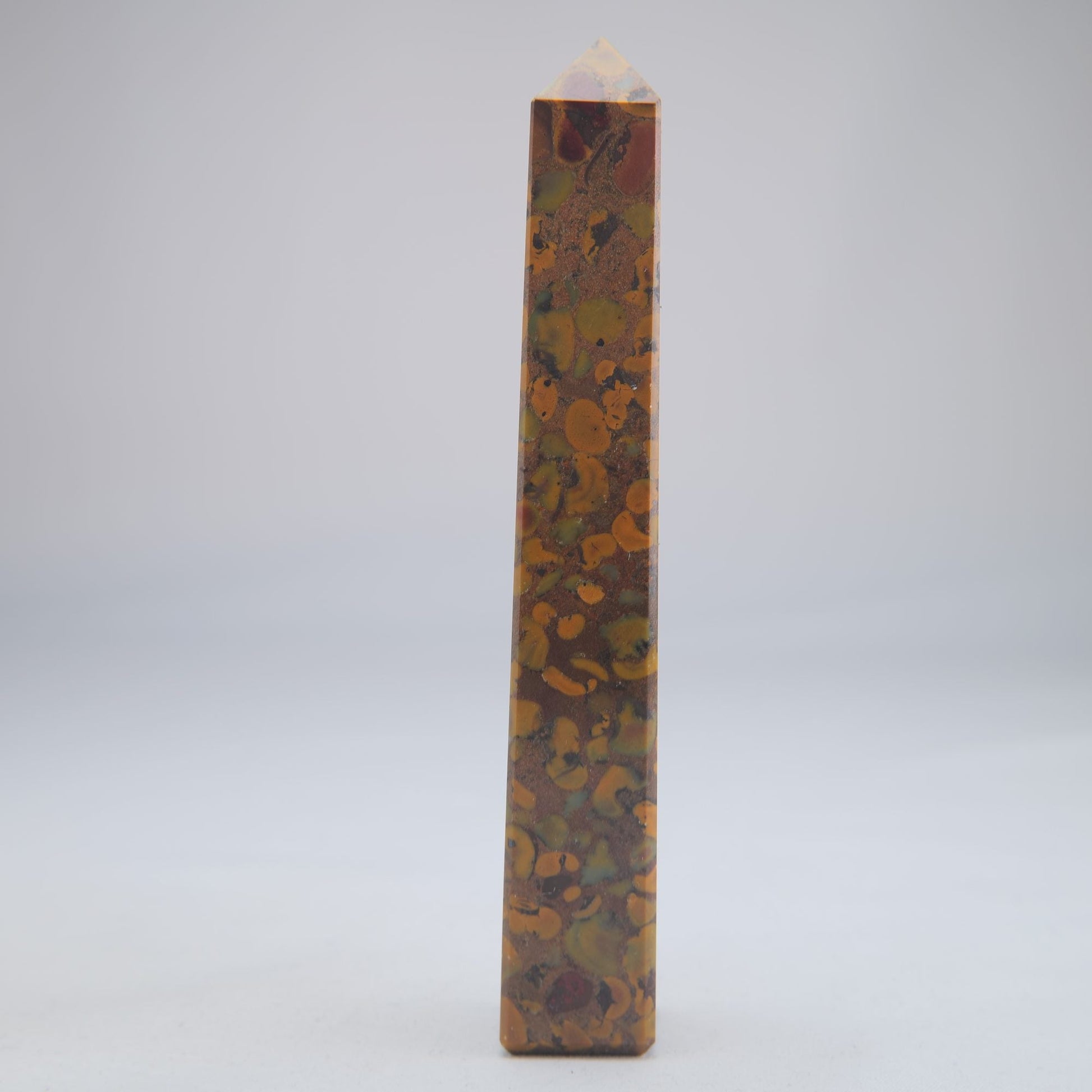 Fruit Jasper Crystal Tower 122g - Luna Panther