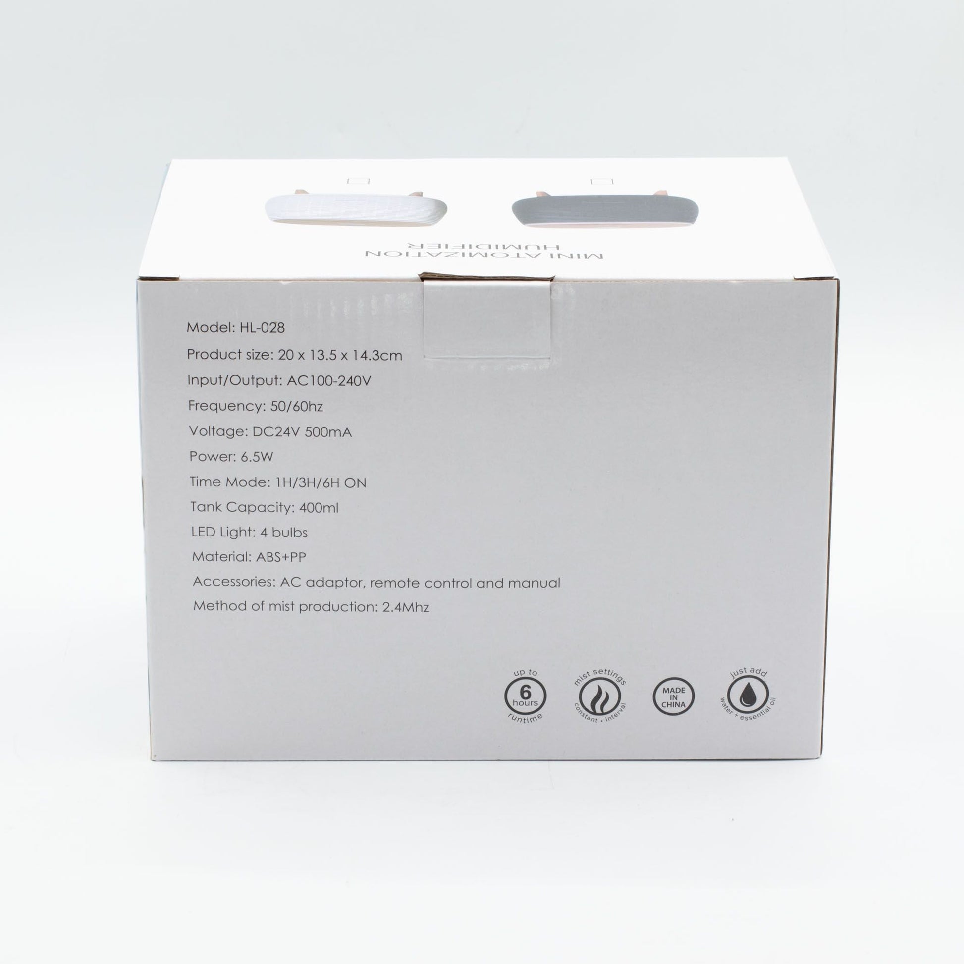 Futuristic Ribbed Aroma Diffuser with Colour - Changing Light - Luna Panther