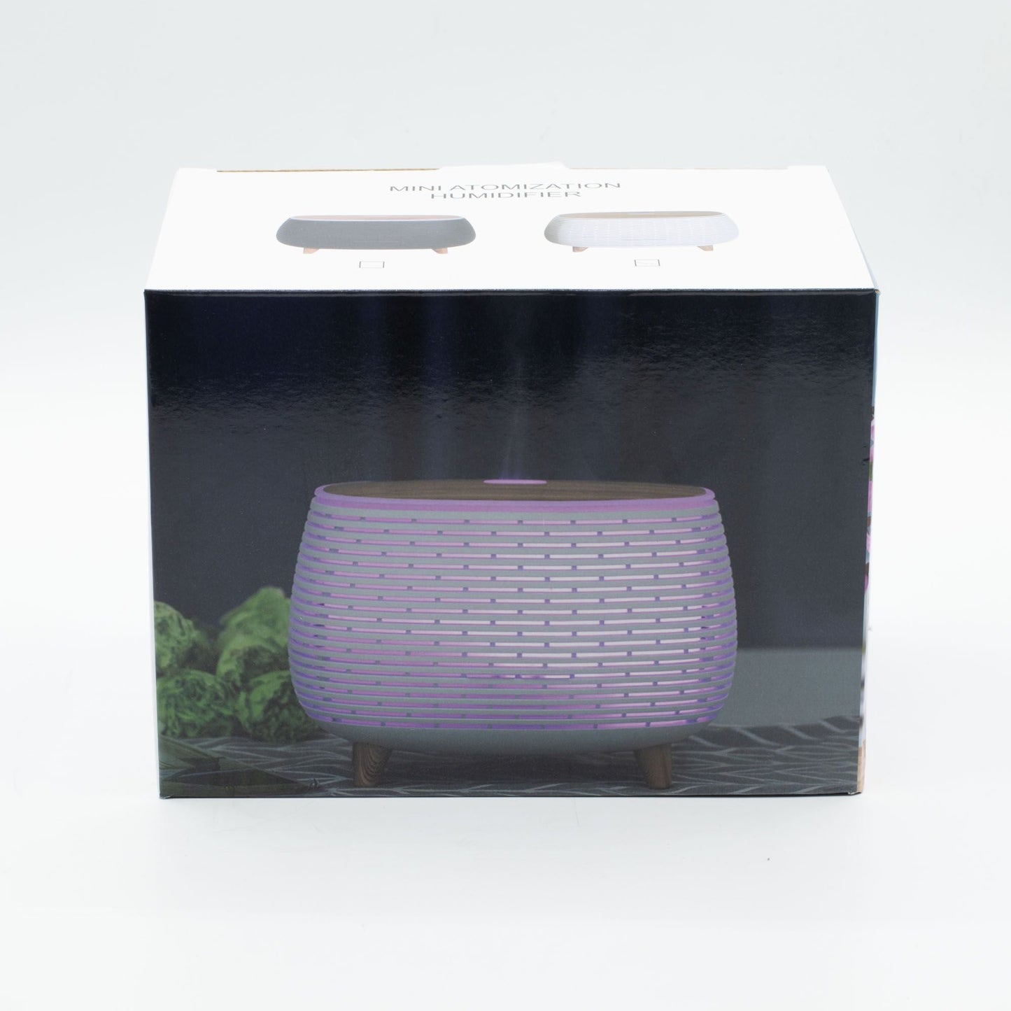 Futuristic Ribbed Aroma Diffuser with Colour - Changing Light - Luna Panther