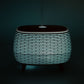 Futuristic Ribbed Aroma Diffuser with Colour - Changing Light - Luna Panther