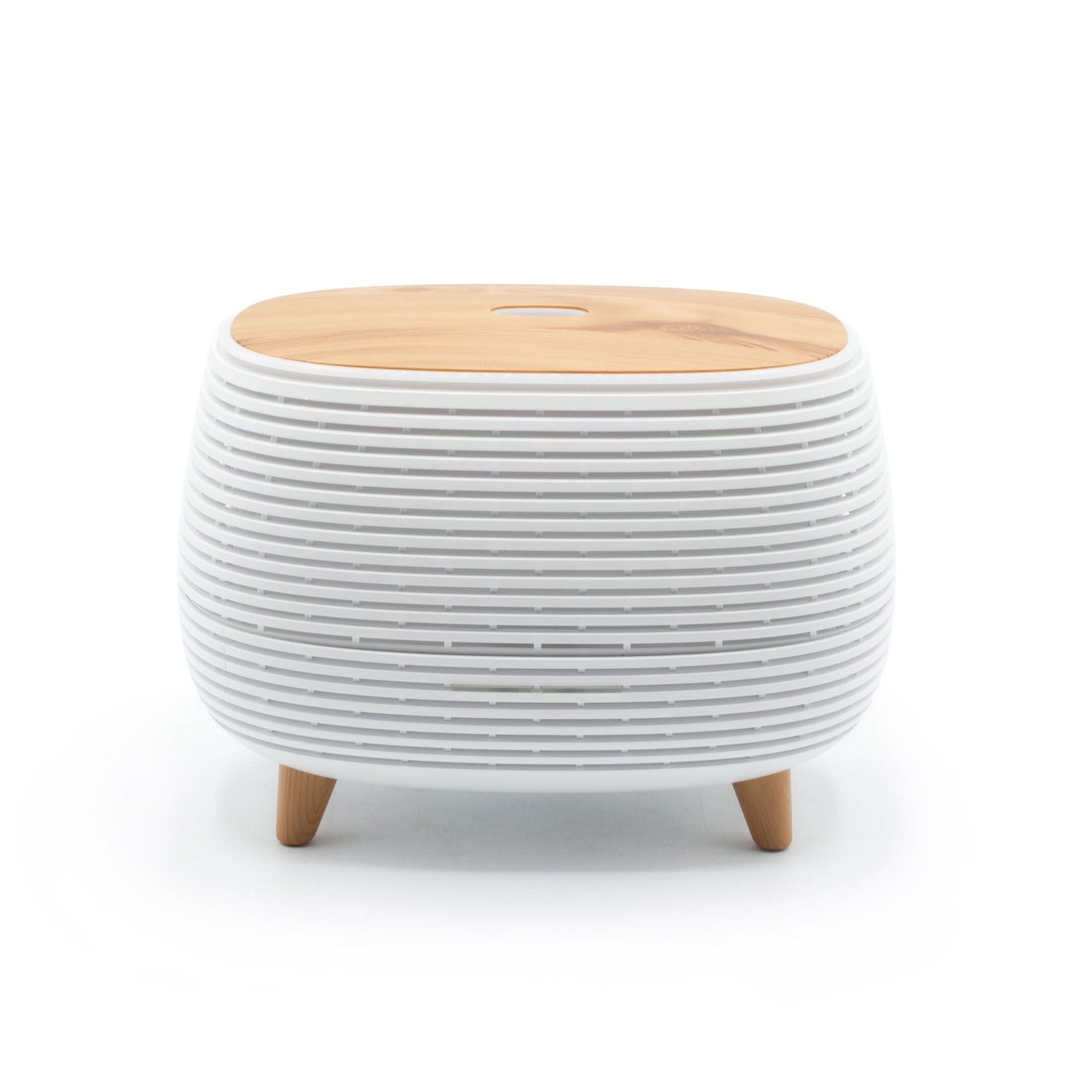 Futuristic Ribbed Aroma Diffuser with Colour - Changing Light - Luna Panther