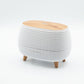 Futuristic Ribbed Aroma Diffuser with Colour - Changing Light - Luna Panther