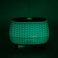 Futuristic Ribbed Aroma Diffuser with Colour - Changing Light - Luna Panther