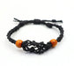 Gemstone Bracelet Cord - Black - Luna Panther