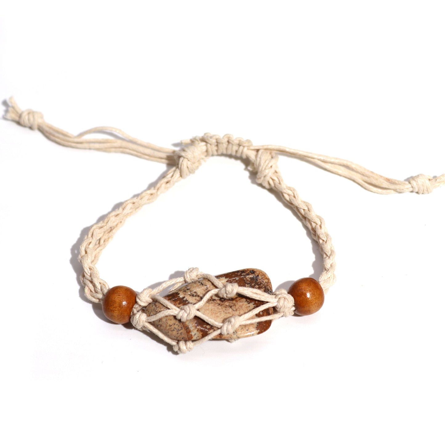 Gemstone Bracelet Cord - Natural - Luna Panther