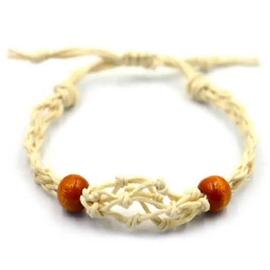 Gemstone Bracelet Cord - Natural - Luna Panther