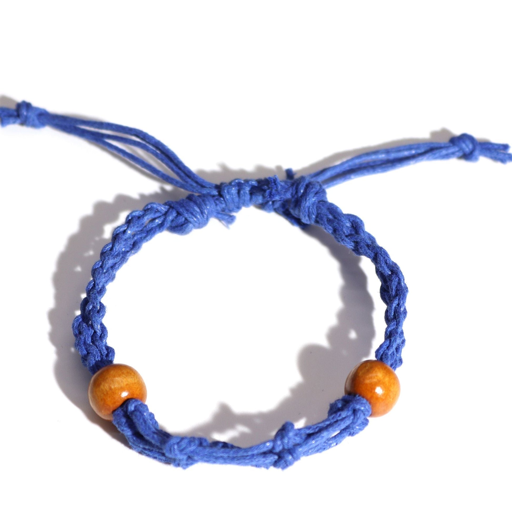Gemstone Bracelet Cord - Navy - Luna Panther