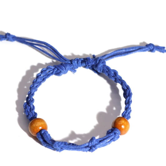 Gemstone Bracelet Cord - Navy - Luna Panther alternate view
