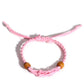 Gemstone Bracelet Cord - Pink - Luna Panther