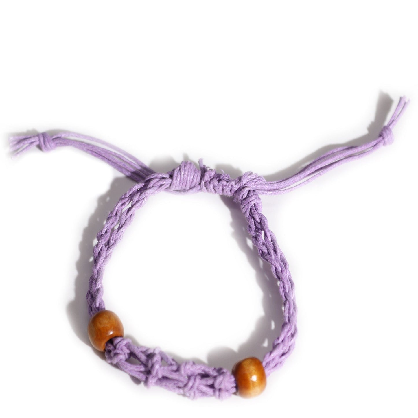 Gemstone Bracelet Cord - Purple - Luna Panther