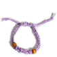 Gemstone Bracelet Cord - Purple - Luna Panther