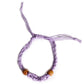 Gemstone Bracelet Cord - Purple - Luna Panther
