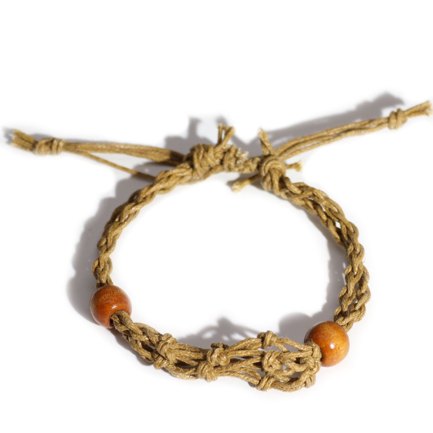 Gemstone Bracelet Cord - Sand - Luna Panther