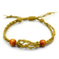 Gemstone Bracelet Cord - Sand - Luna Panther