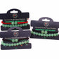 Gemstone Double Power Bracelets - Jade - Luna Panther