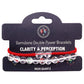 Gemstone Double Power Bracelets - Rock Quartz - Luna Panther