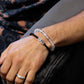 Gemstone Double Power Bracelets - Rock Quartz - Luna Panther