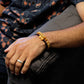 Gemstone Double Power Bracelets - Yellow Aventurine - Luna Panther