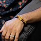 Gemstone Double Power Bracelets - Yellow Aventurine - Luna Panther