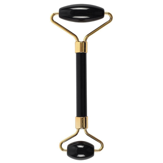 Gemstone Face Roller - Black Obsidian - Luna Panther