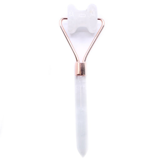 Gemstone Jawline Roller - Rock Quartz - Luna Panther