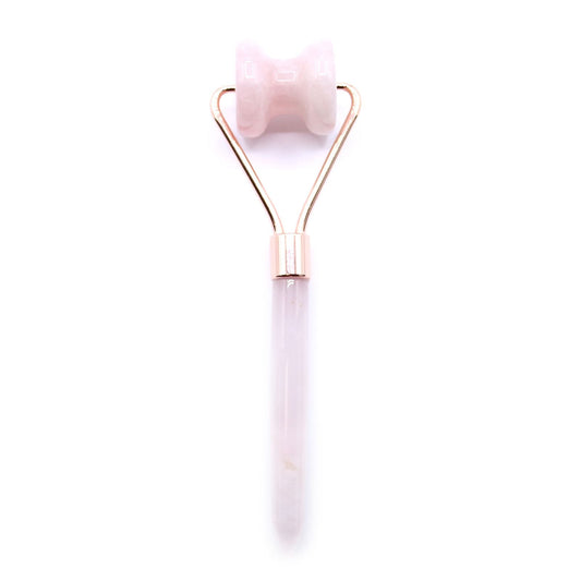 Gemstone Jawline Roller - Rose Quartz - Luna Panther alternate view