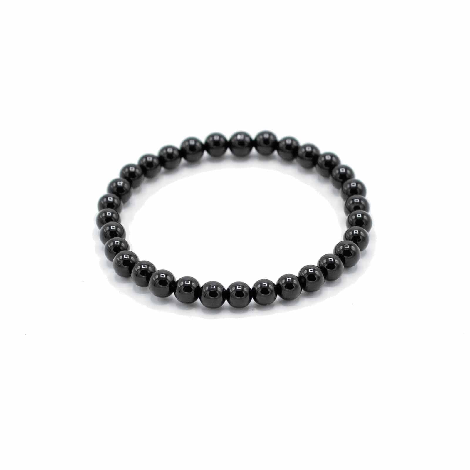 Gemstone Manifestation Bracelet - Black Agate - Protection - Luna Panther