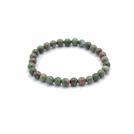 Gemstone Manifestation Bracelet - Green Jasper - Growth - Luna Panther