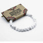 Gemstone Manifestation Bracelet - White Jasper - Peace - Luna Panther