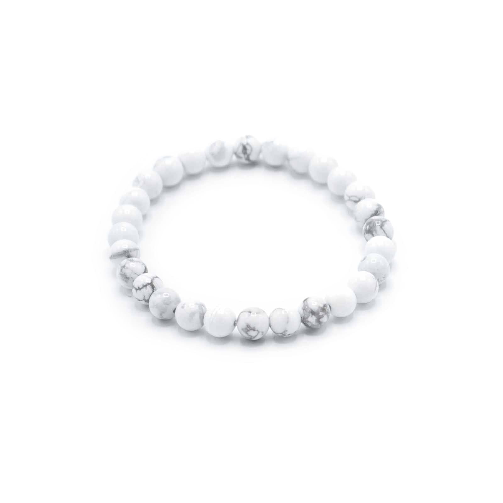 Gemstone Manifestation Bracelet - White Jasper - Peace - Luna Panther