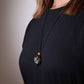 Gemstone Necklace Cord - Black - Luna Panther