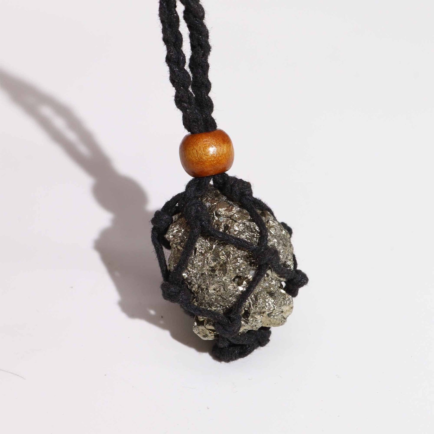 Gemstone Necklace Cord - Black - Luna Panther