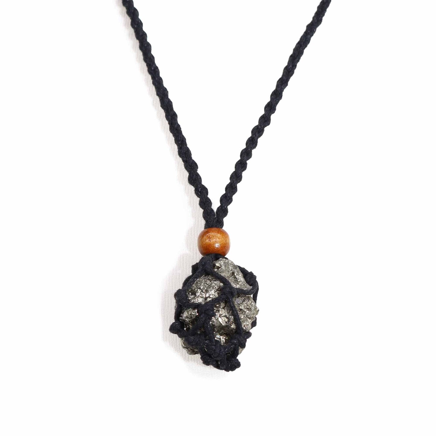 Gemstone Necklace Cord - Black - Luna Panther
