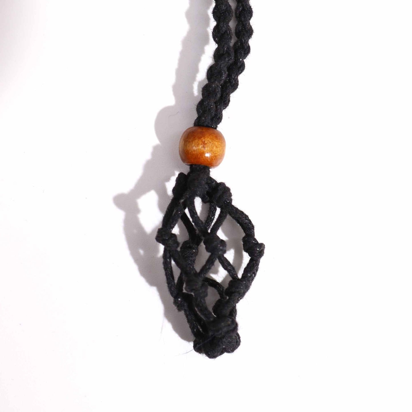 Gemstone Necklace Cord - Black - Luna Panther