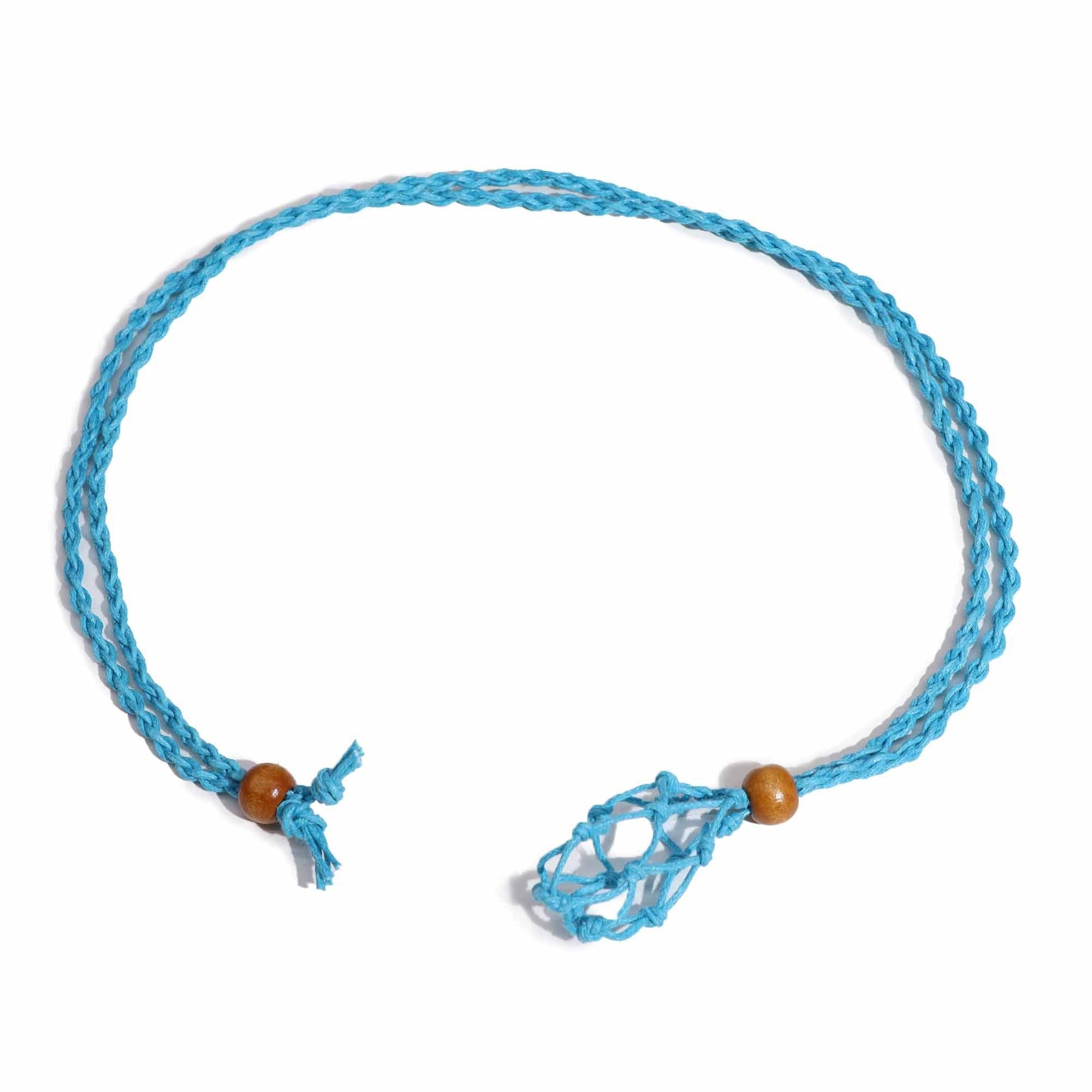 Gemstone Necklace Cord - Blue - Luna Panther