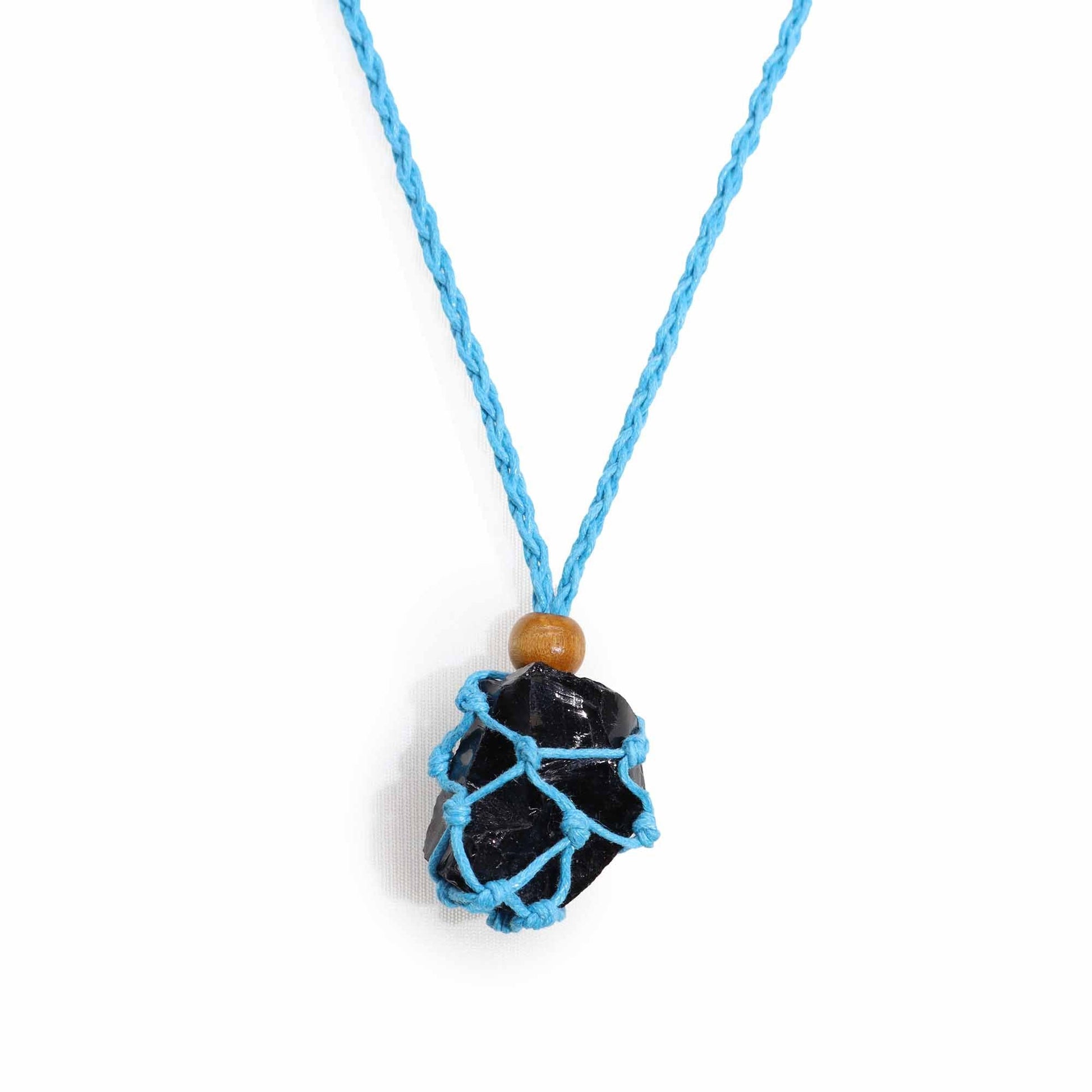 Gemstone Necklace Cord - Blue - Luna Panther