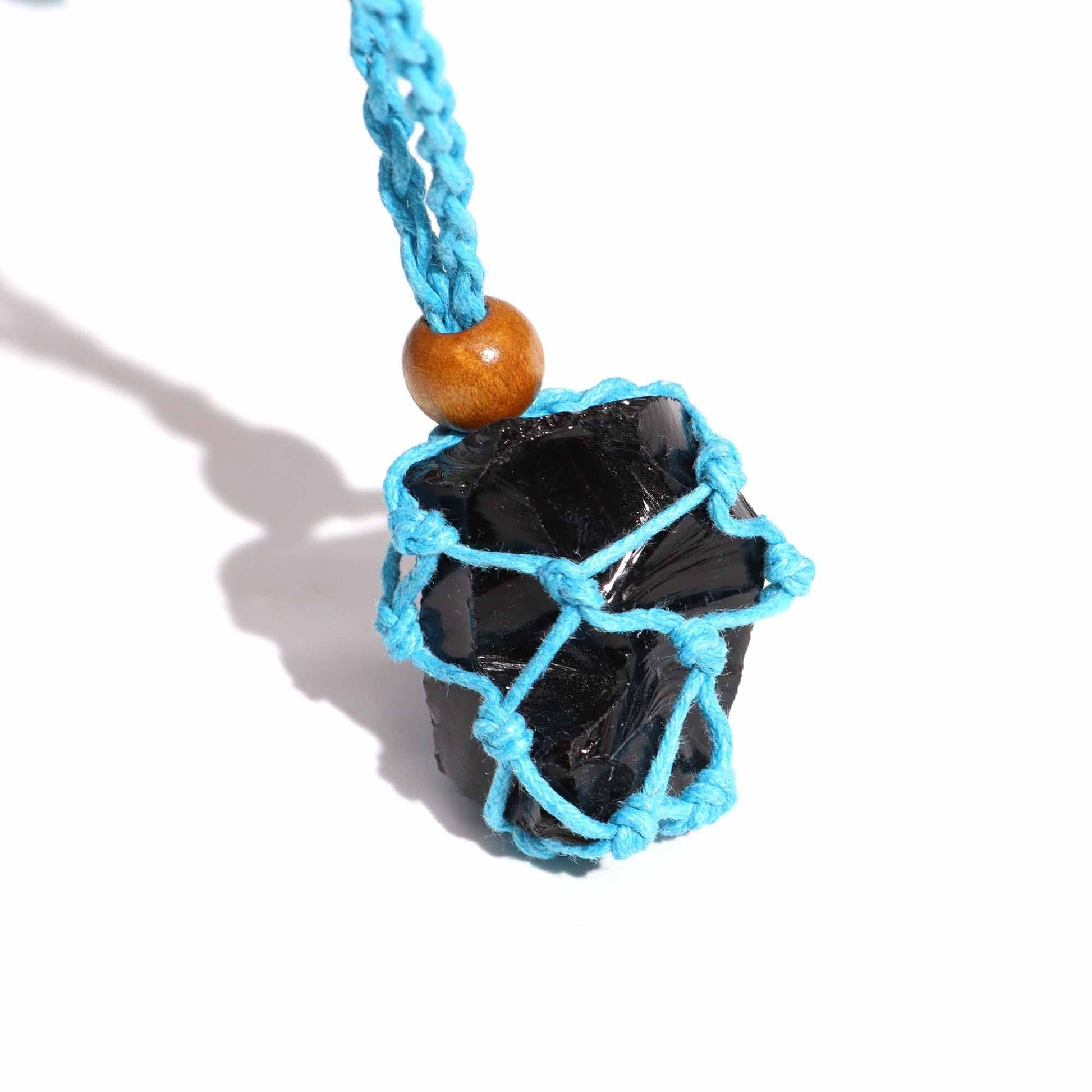 Gemstone Necklace Cord - Blue - Luna Panther