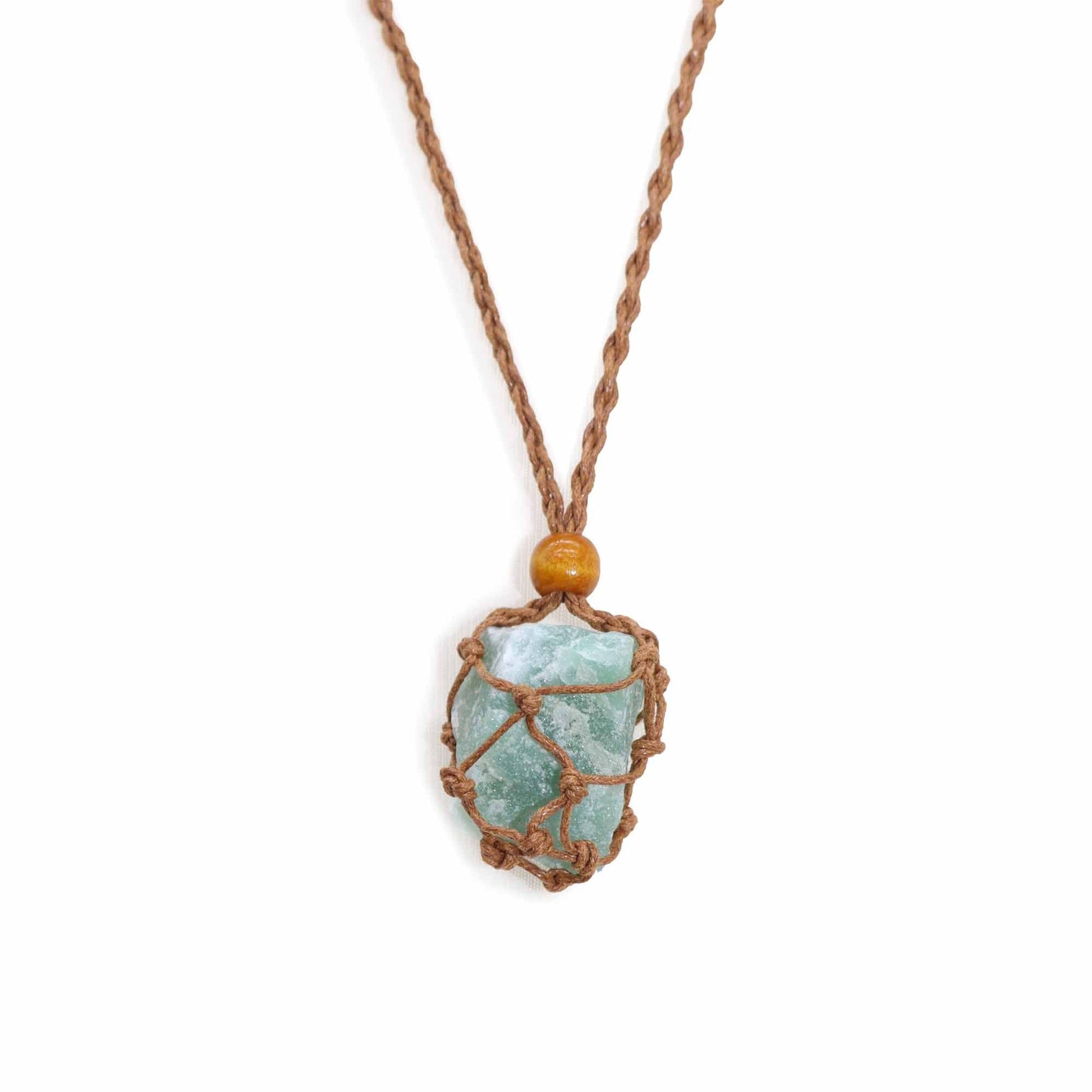 Gemstone Necklace Cord - Brown - Luna Panther