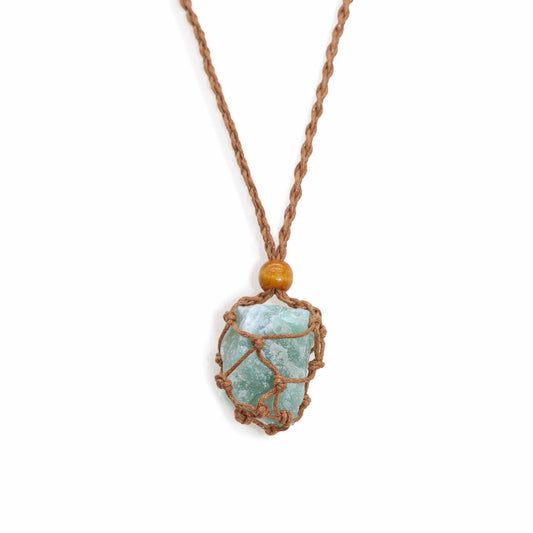 Gemstone Necklace Cord - Brown - Luna Panther