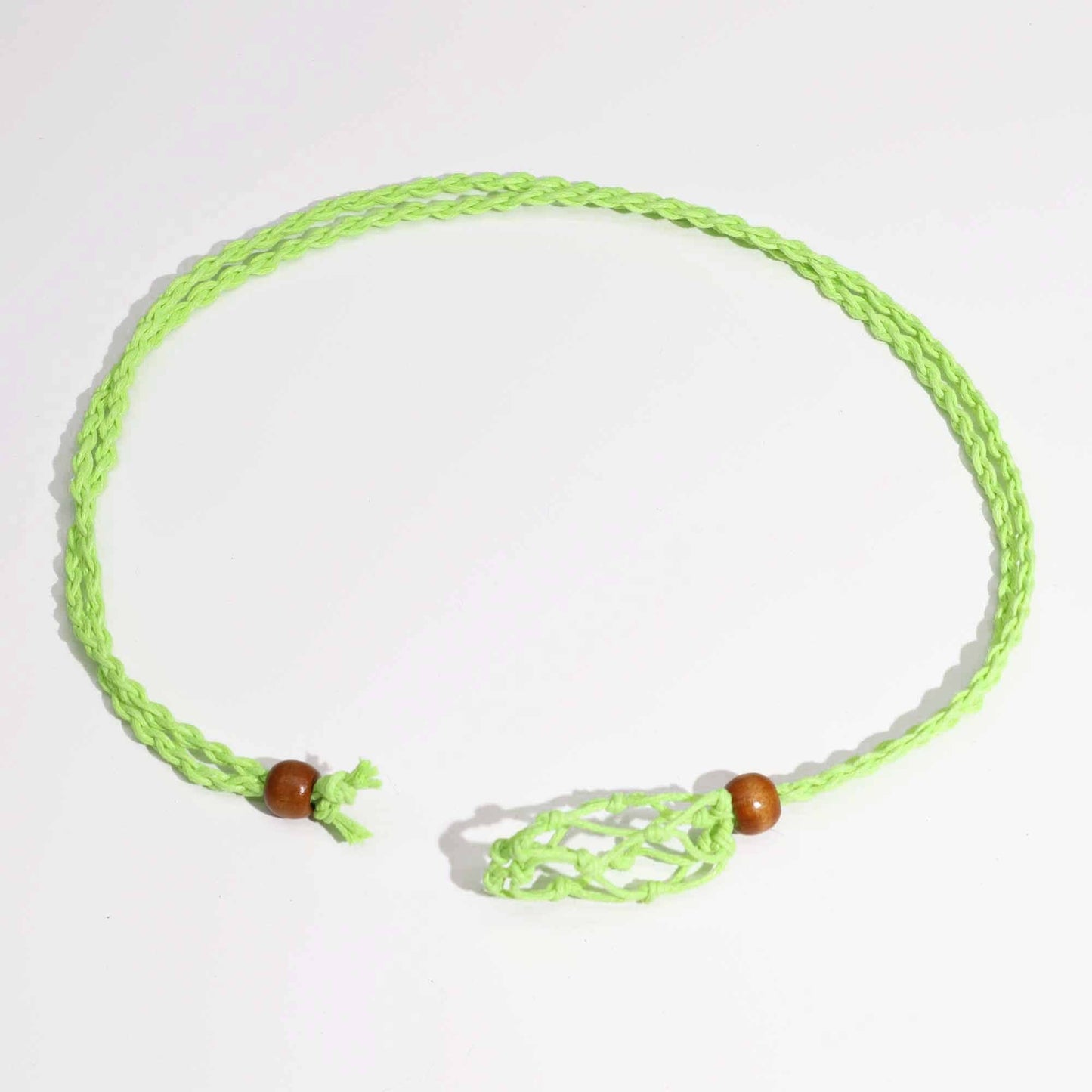 Gemstone Necklace Cord - Green - Luna Panther