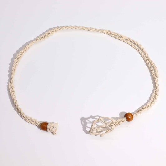 Gemstone Necklace Cord - Natural - Luna Panther