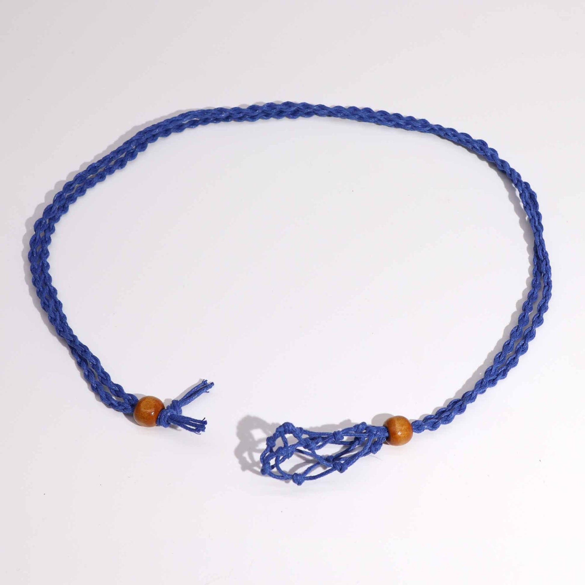 Gemstone Necklace Cord - Navy - Luna Panther