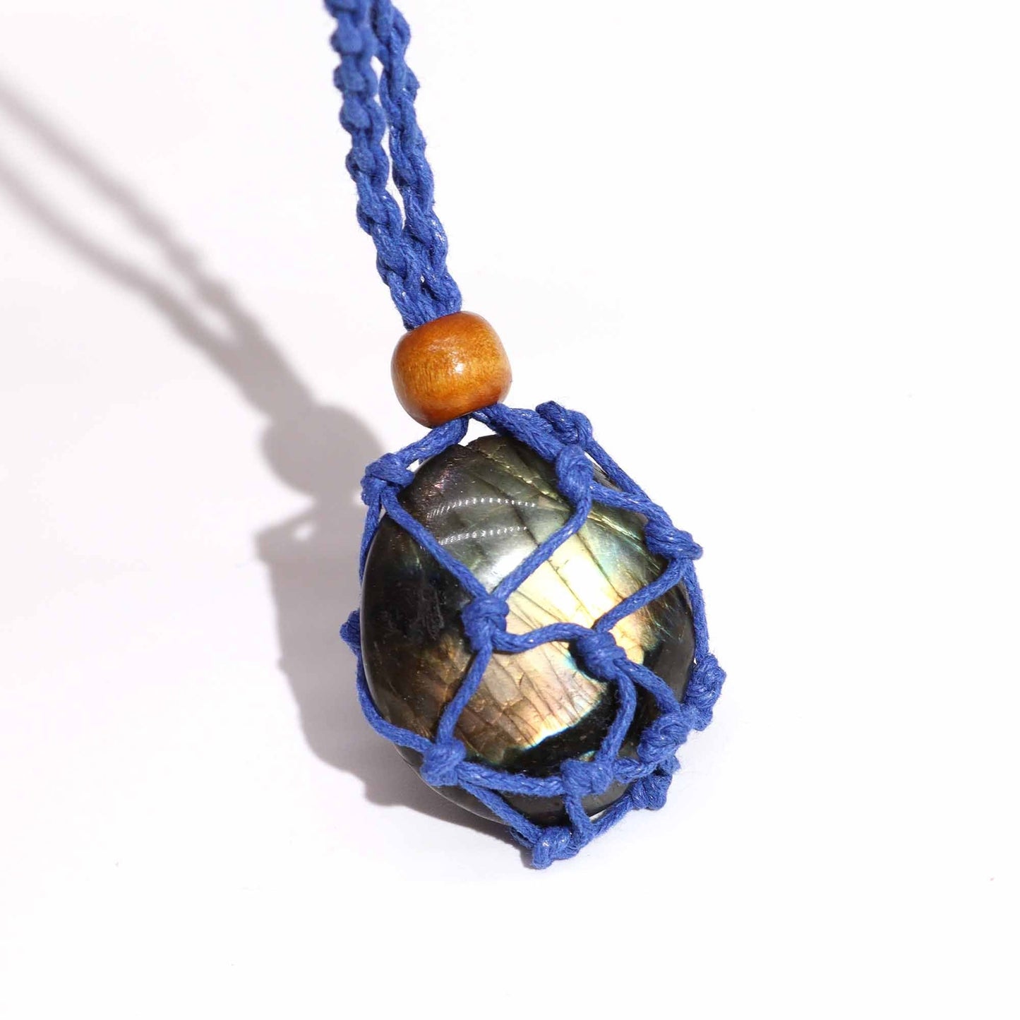 Gemstone Necklace Cord - Navy - Luna Panther