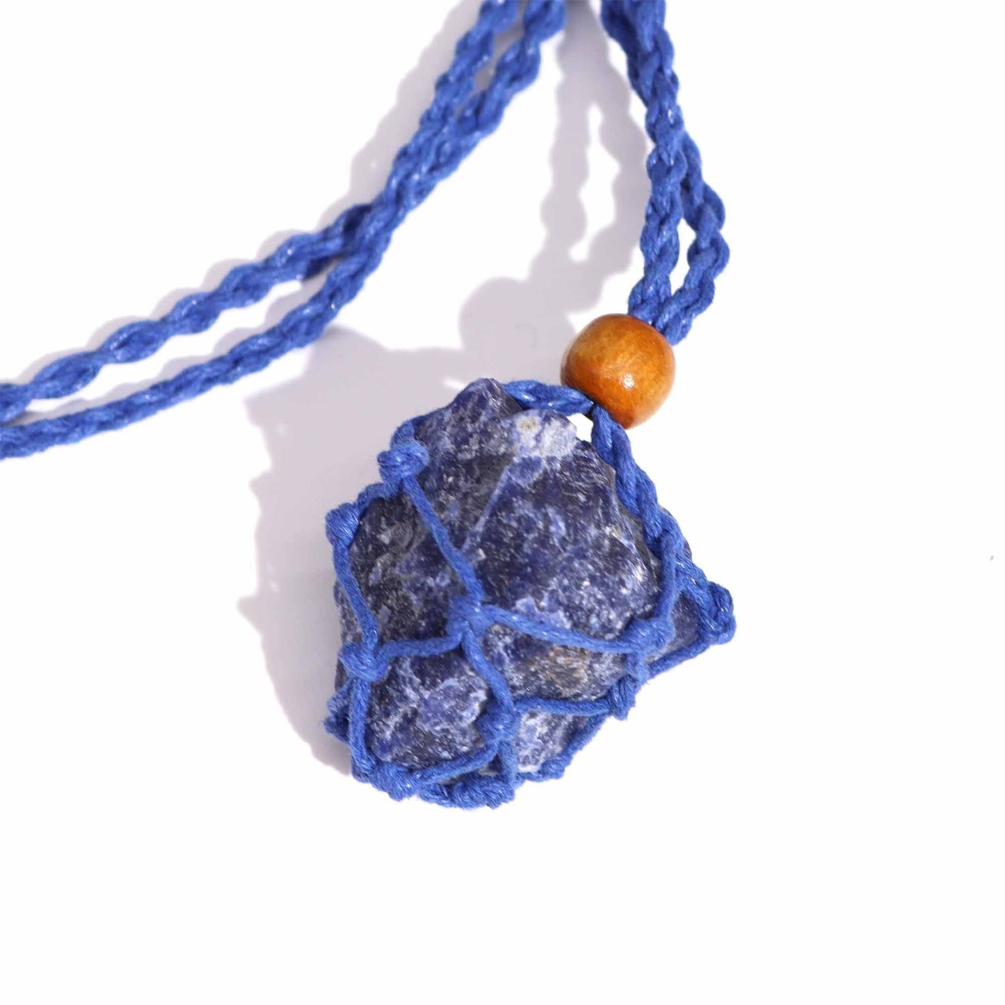 Gemstone Necklace Cord - Navy - Luna Panther