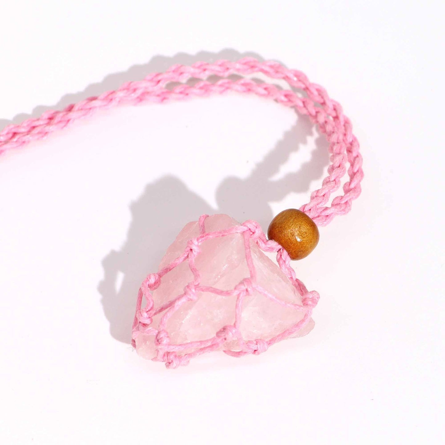 Gemstone Necklace Cord - Pink - Luna Panther
