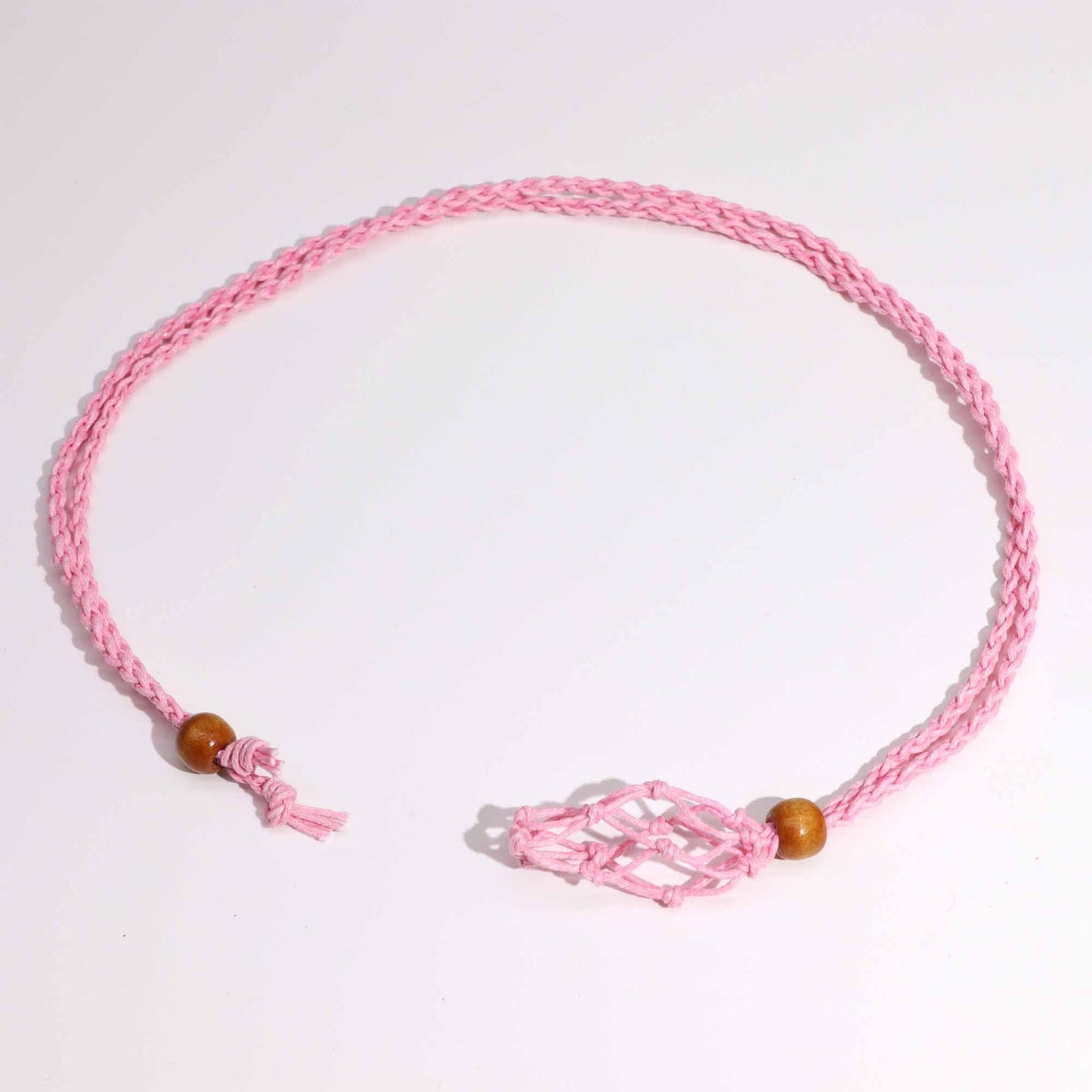 Gemstone Necklace Cord - Pink - Luna Panther